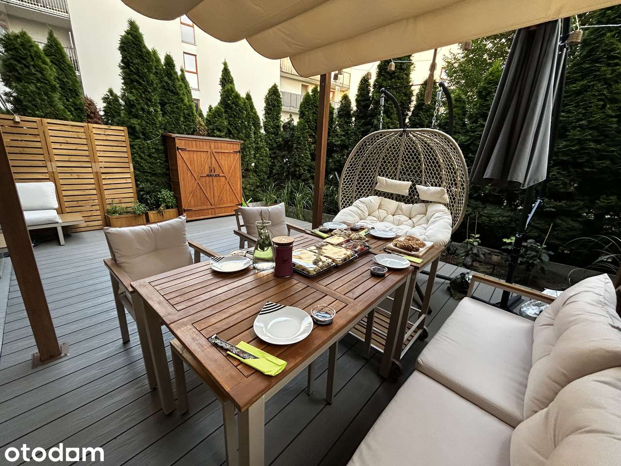 Słoneczne 3-pokojowe mieszkanie z ogrodem 32m²