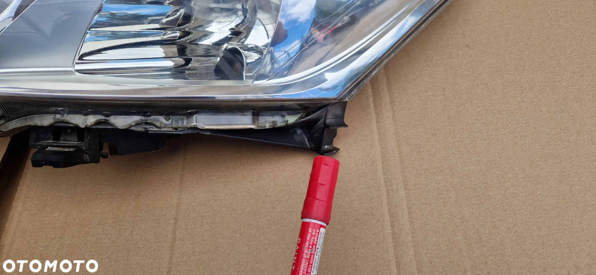 TOYOTA AURIS I E15 06-09r LEWA LAMPA PRZÓD ORYG EUROPA - 6