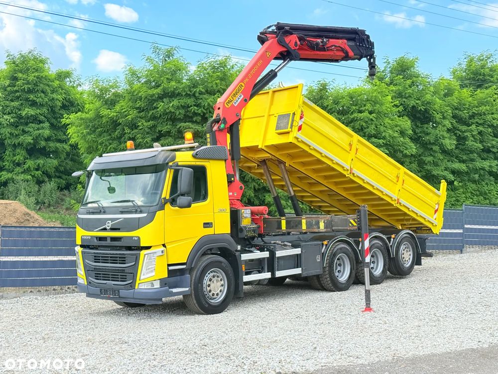Volvo * Volvo FM 380 * Kiper Wywrotka * 8x4 * Kran Palfinger PK 27001-EH * Sprowadzony * - 23