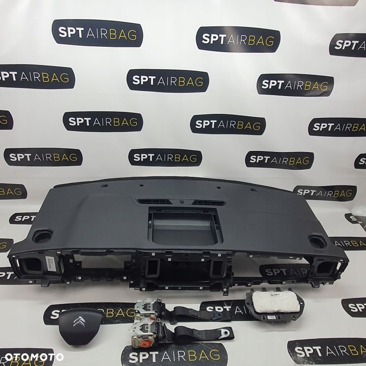 CITROEN JUMPY DESKA ROZDZIELCZA KONSOLA KOKPIT PULPIT PODUSZKI AIRBAG AIR BAG PASY KIT SET - 1