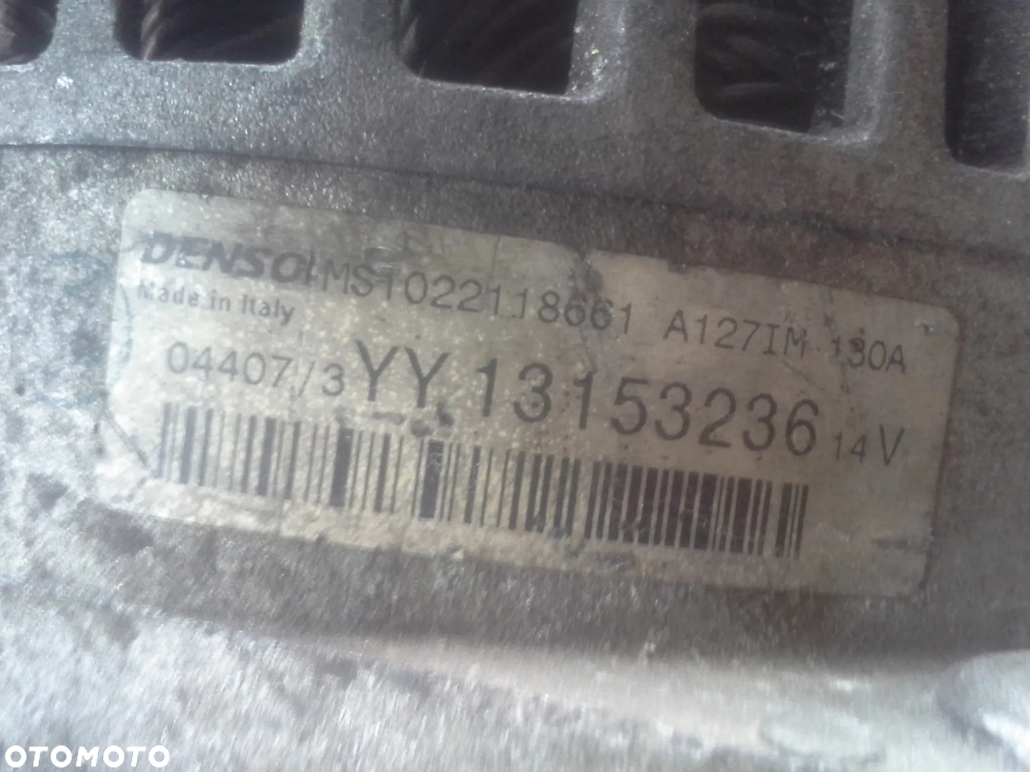 Opel Astra H Vectra C Zafira B 1.9 CDTi alternator Denso 13153236 - 3