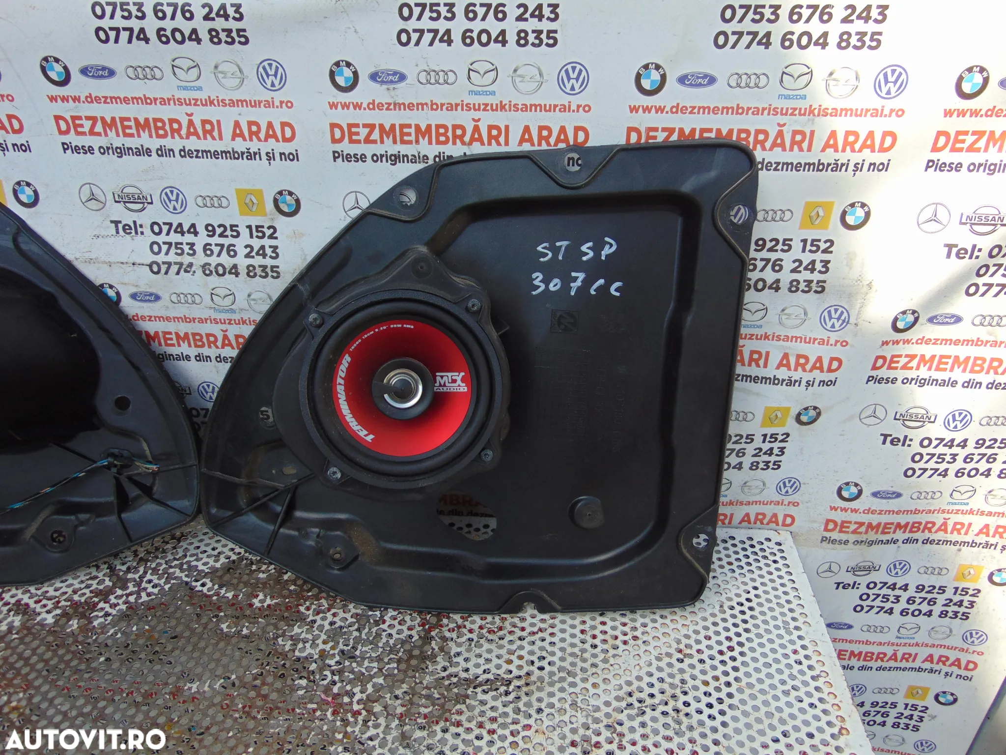 Boxe spate Peugeot 307cc cabrio boxa difuzoare spate - 2
