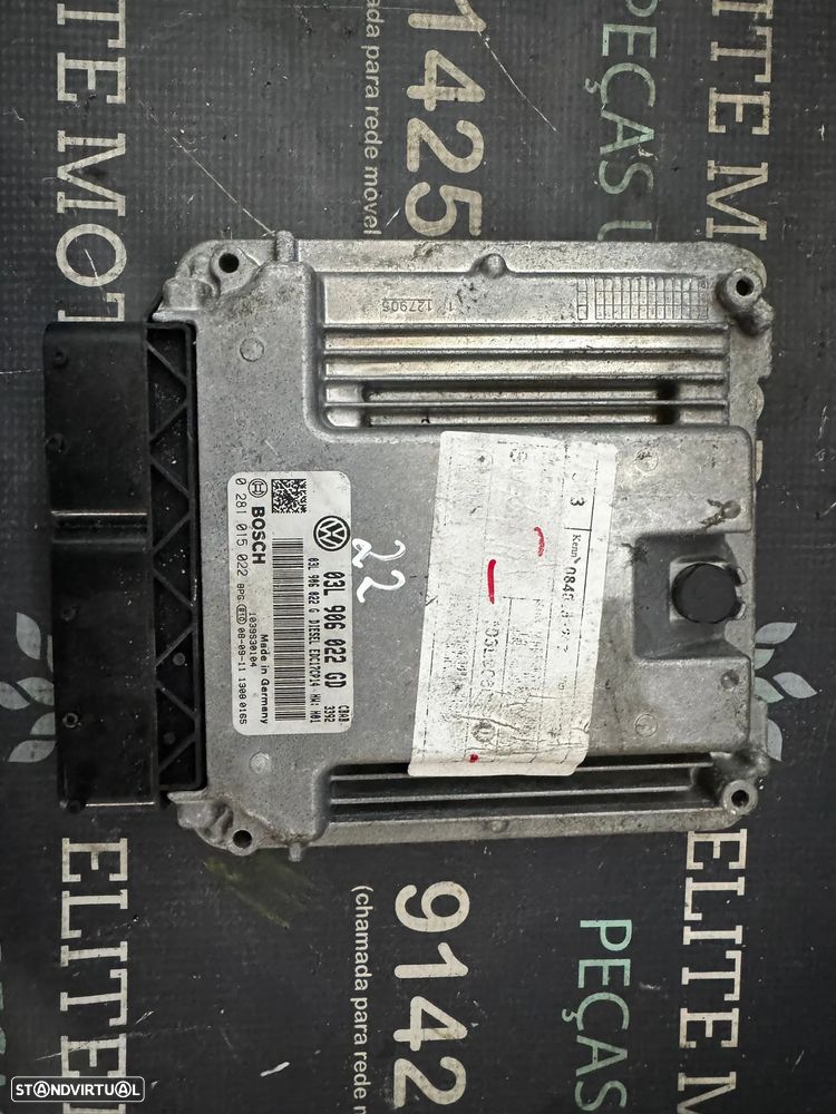 Centralina usada BOSCH 03L906022GD VW EOS 2.0 TDI CBAB - 1