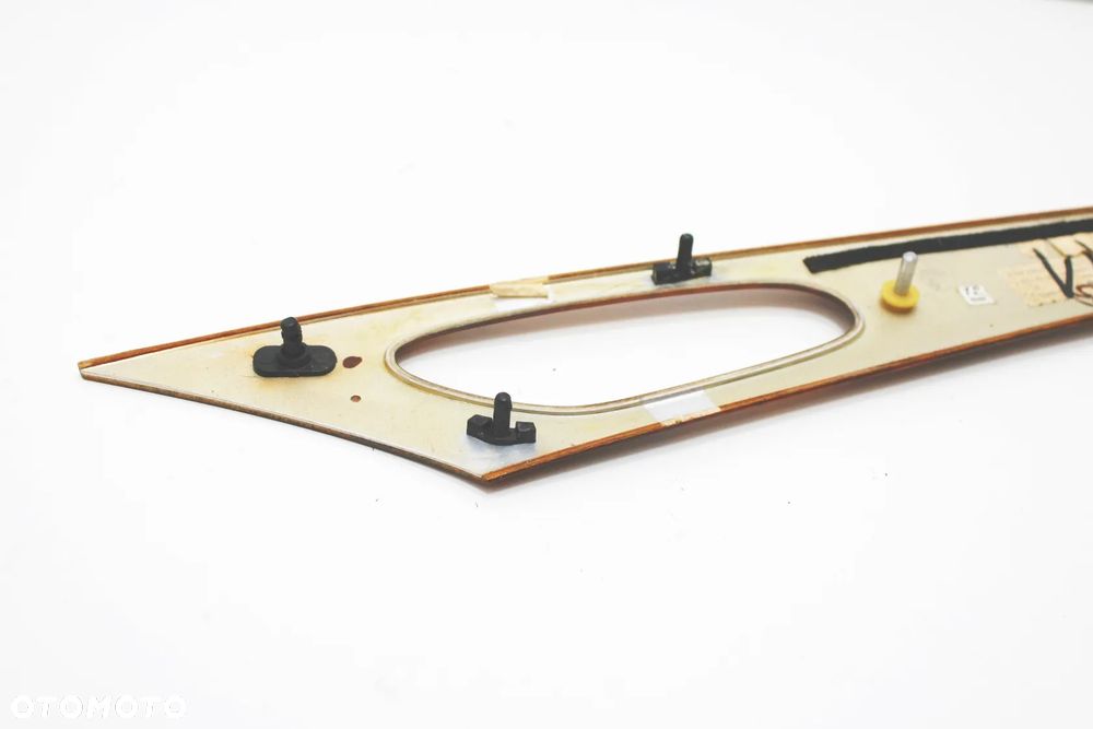 Listwa lewa dekor drewno tapicerki lewej stan BDB OE Mercedes SL R230 W230 - 12