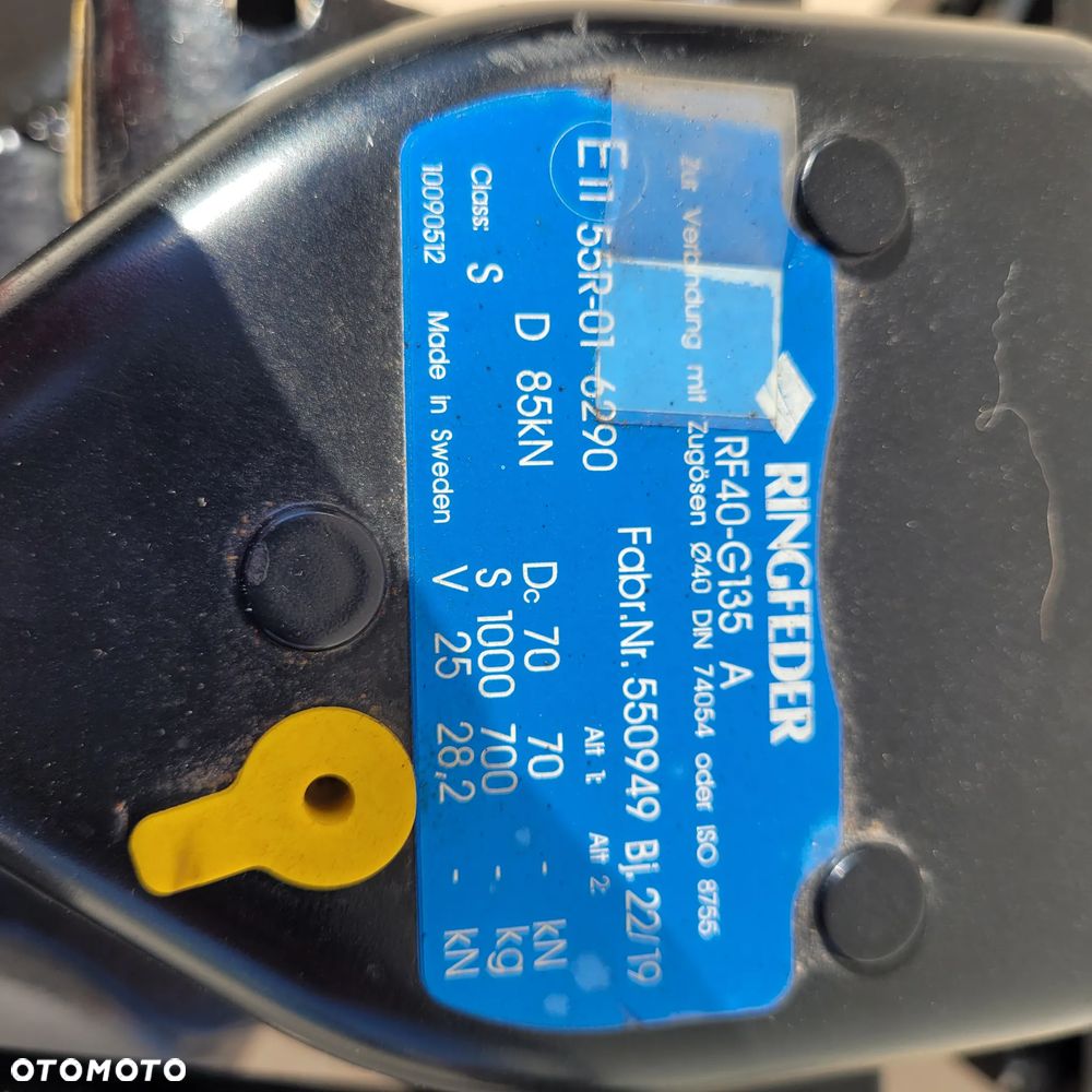 ZACZEP NOWY ORYGINAŁ RINGFEDER C-40 TYP RF40-G135A - 3