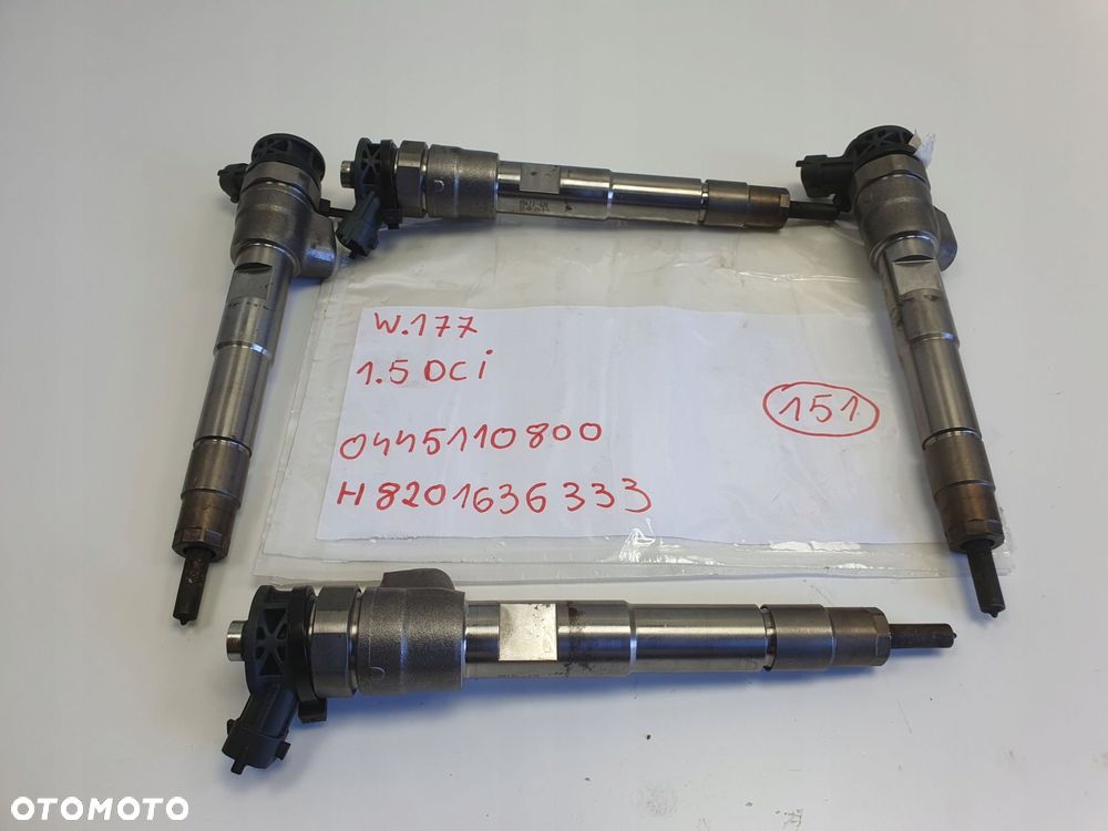 WTRYSKIWACZ Renault Kadjar 1.5 DCI _ wtrysk 0445110800 - 2