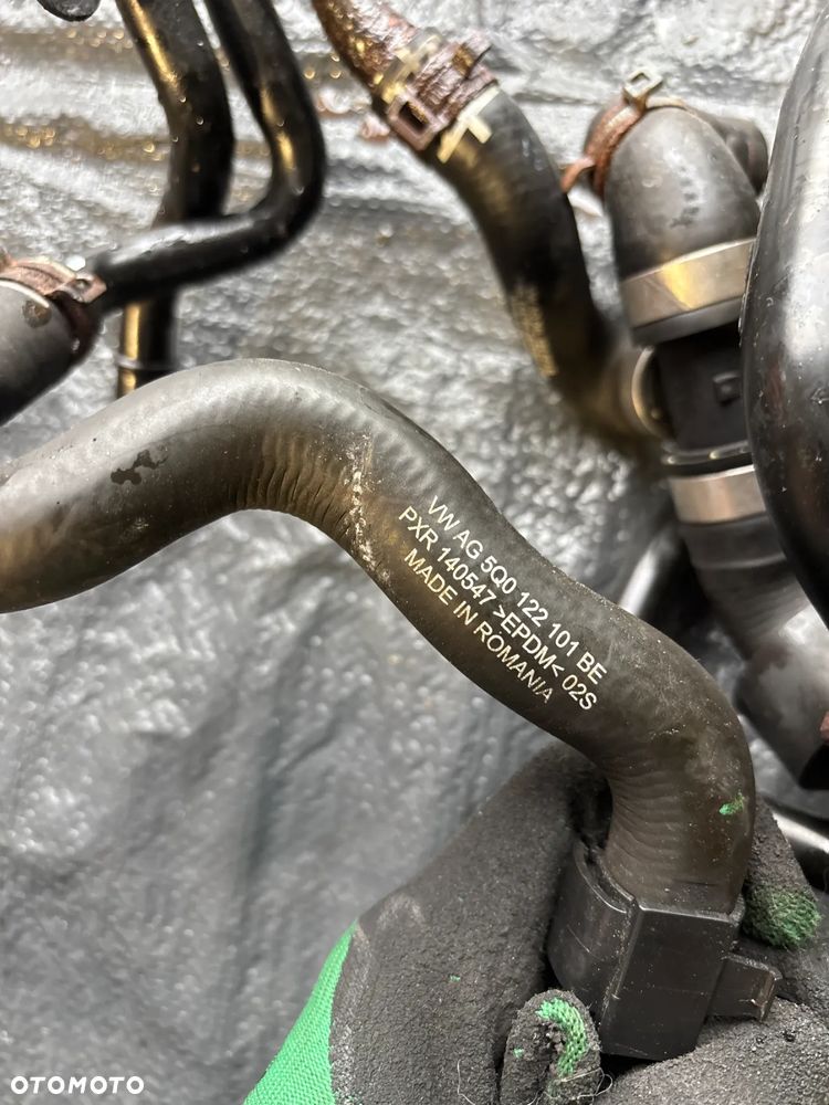 Vw Skoda Audi przewód rura wąż pompka wody 5Q0122101BE 5Q0122073BK 5Q0122073AE - 4