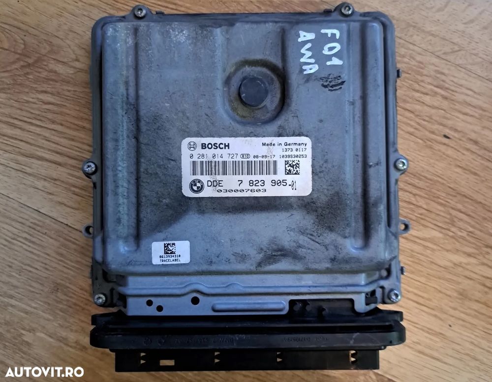 ECU calculator modul motor bmw F07 F01 F02 530d 530dx 730d N57 - 1