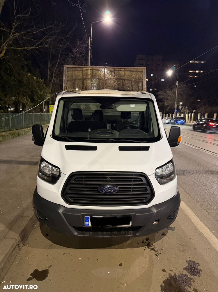Ford Transit L3 2019 Basculabil Punte Dubla Unic Proprietar de noua Km Reali Istoric Service Kit Distribuție nou kit ambreiaj nou Camioneta Bena Tranzit Basculare Basculanta pick up NU Iveco Mercedes VW Daily Peugeot Fiat Boxer Opel Renault 35c 65c - 4