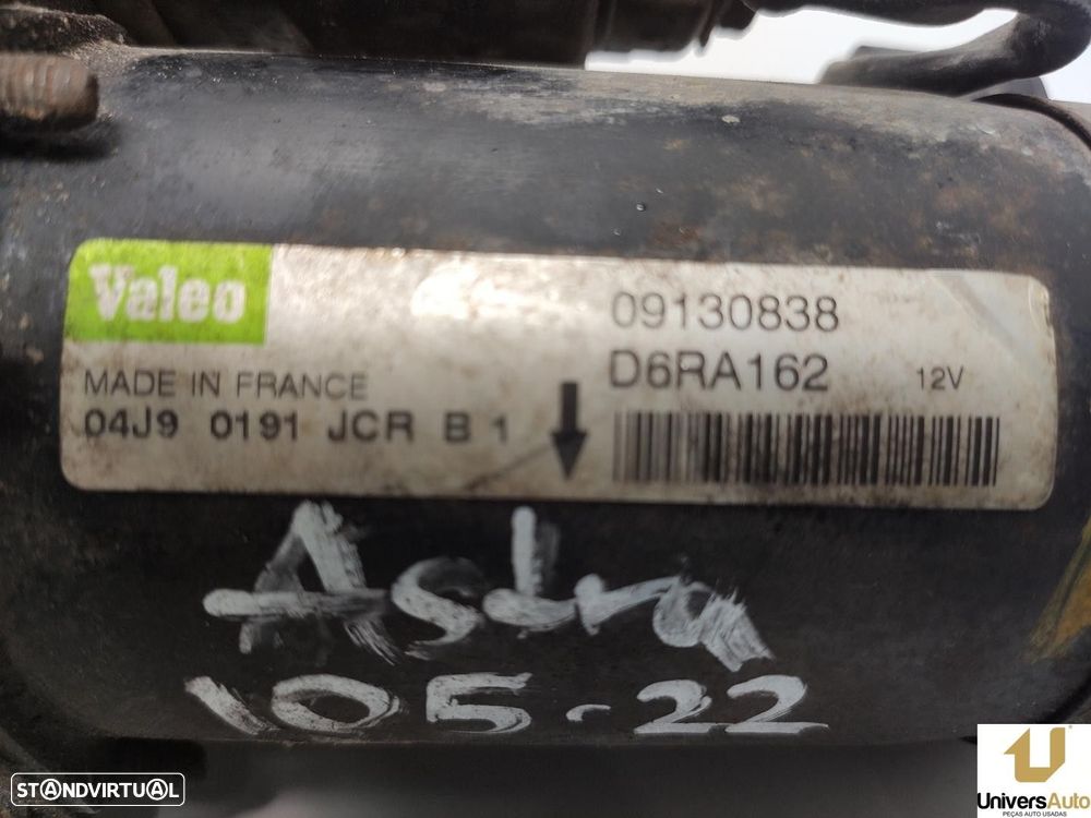 MOTOR ARRANQUE OPEL ASTRA G FASTBACK -09130838 - 4