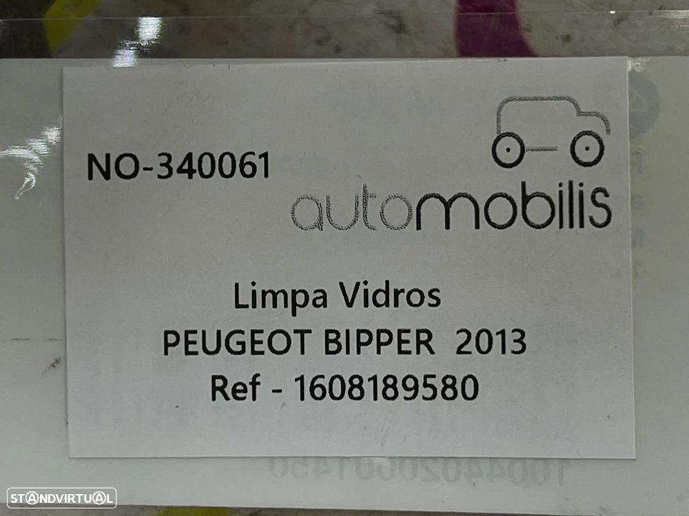 Limpa Vidros PEUGEOT BIPPER Ref. 1608189580 - NO. 340061 - 3