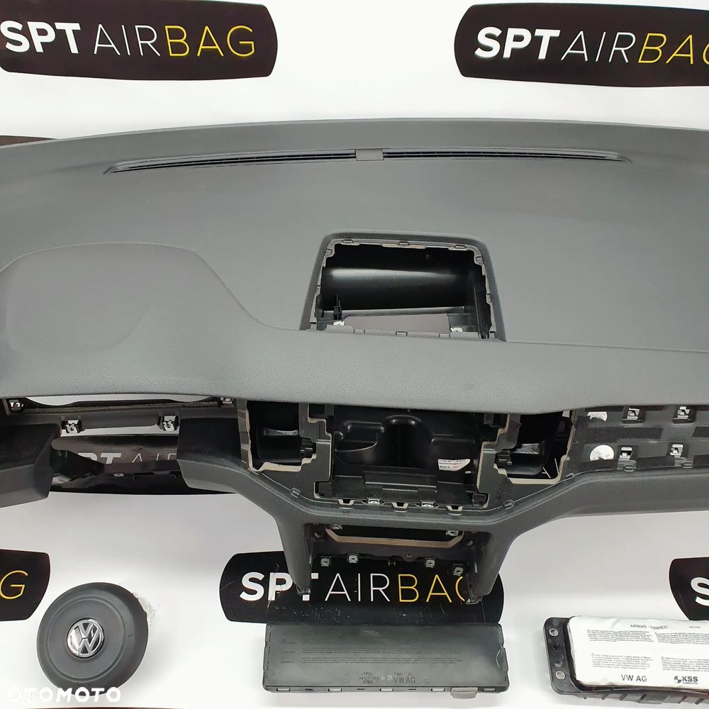 VOLKSWAGEN SPORTSVAN DESKA ROZDZIELCZA HEAD UP START STOP KONSOLA KOKPIT PULPIT PODUSZKI AIRBAG AIR BAG PASY KIT SET - 3