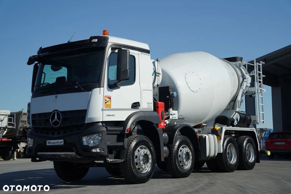 Mercedes-Benz AROCS 3240 / GRUSZKA 9M3 / 8x4 / BETONOMIESZARKA /  SCHWING STETTER  / OPONY 100% - 2