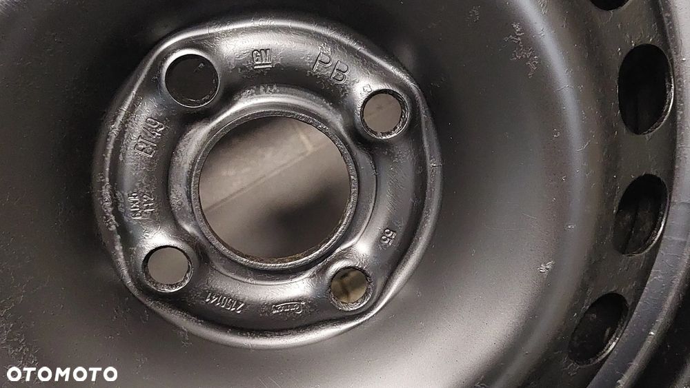 KOŁO ZAPASOWE OPEL 15 CALI FELGA STALOWA OPONA FIRESTONE FIREHAWK 700 R2008 BIEŻNIK 8mm NR 2150141 195/60 R15 - 4