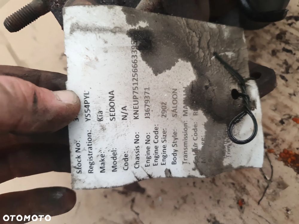 } Turbosprężarka turbina KIA Carnival I 2.9 CRDI 127 282004X300 28200-4X300 - 7