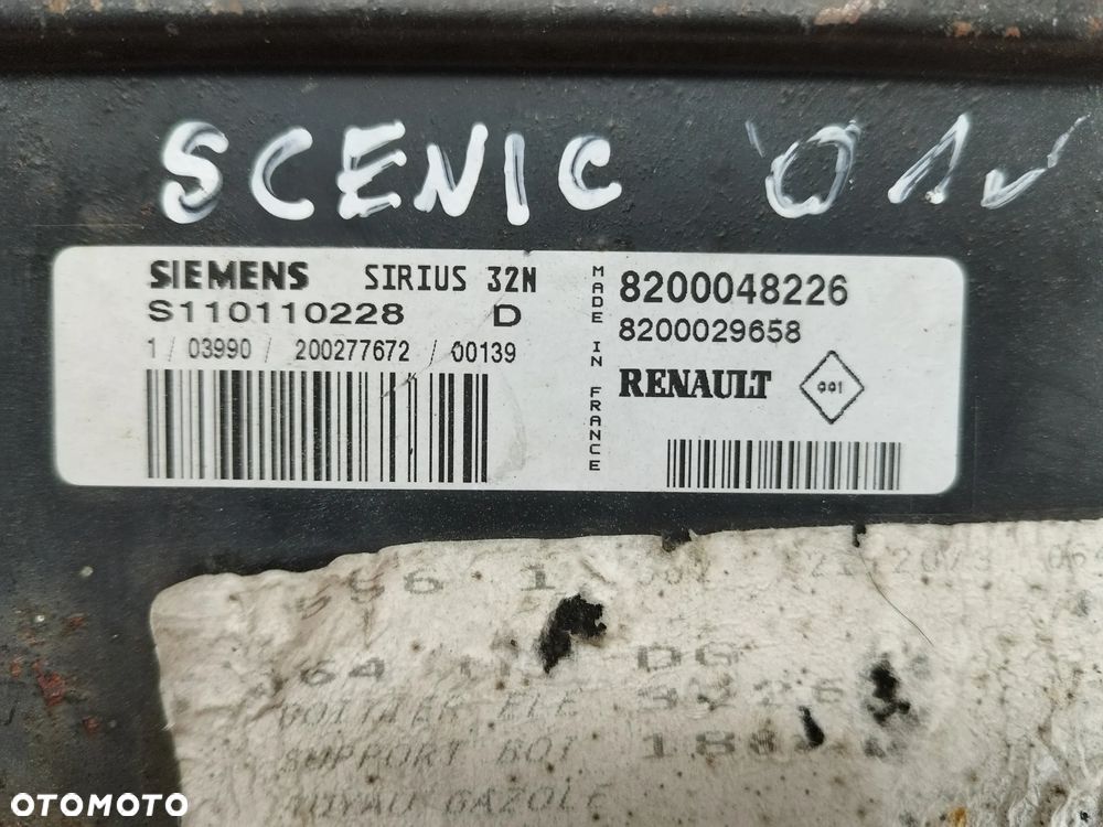 RENAULT SCENIC I LIFT STEROWNIK SILNIKA  S110110228 - 2