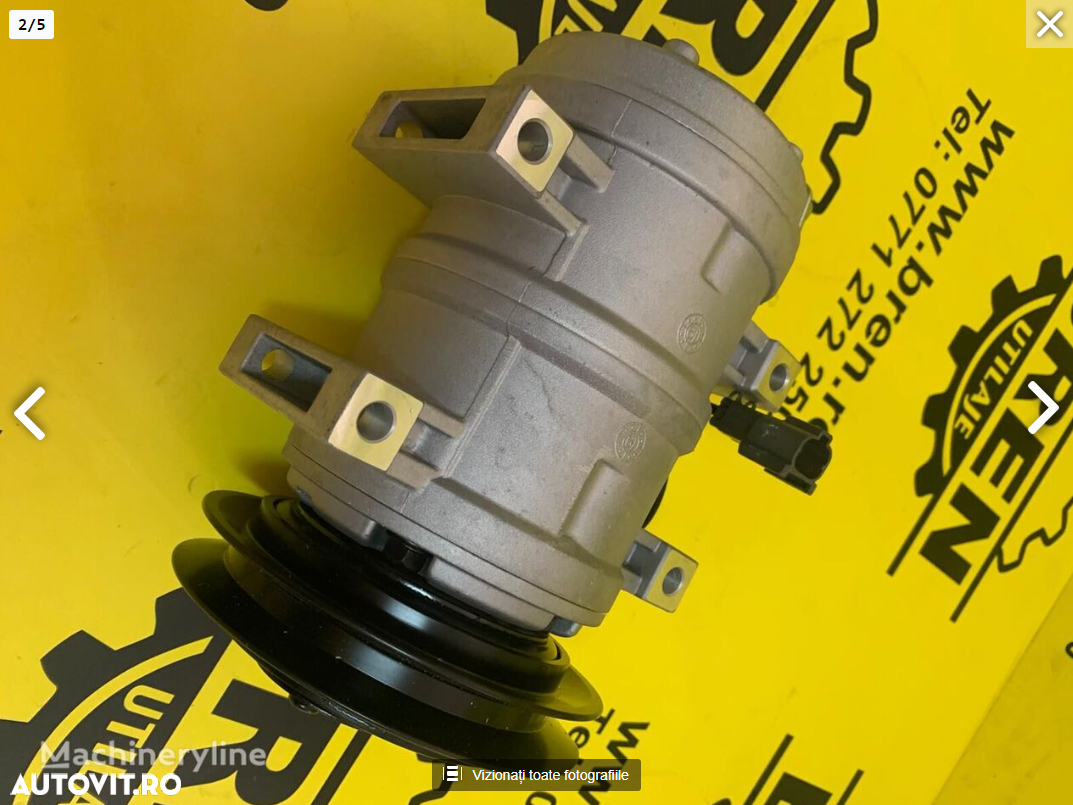 Compresor clima HITACHI (582066292) pentru excavator HITACHI ZX250LCN nou - 2