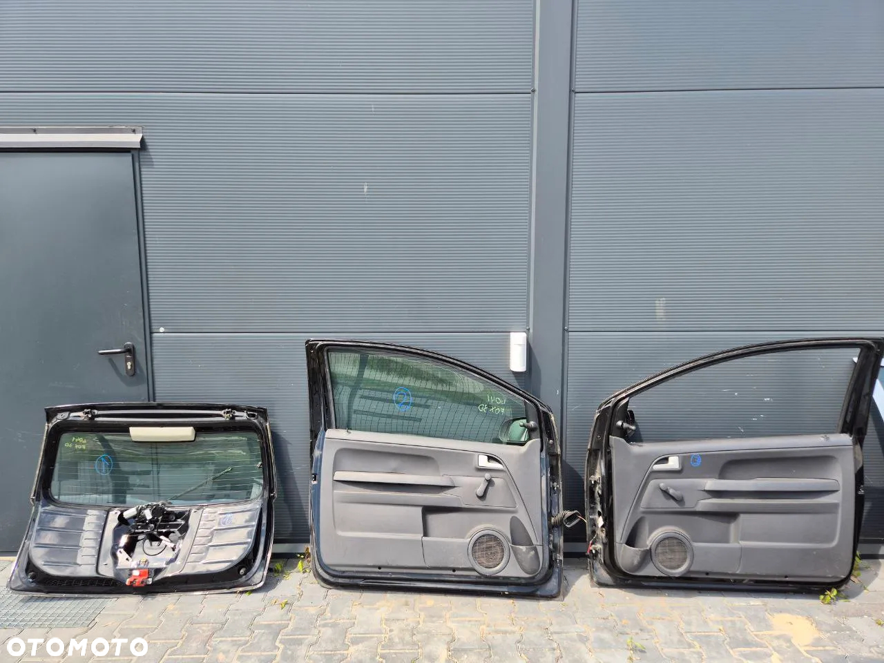 VOLKSWAGEN FOX KLAPA BAGAŻNIKA / DRZWI / BŁOTNIK CZARNY L041 - 7