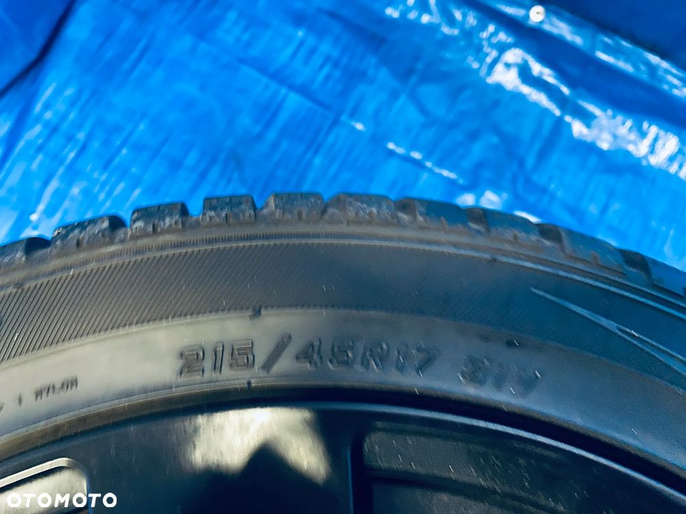 KOŁA KOŁO 17 FELGA ALUMINIOWE ALUSY 17" x 7J  5X112 ; 57,1mm ET48 KOMPLET ; OPONY ZIMOWE ZIMA FALKEN ; AUDI A3 8P 8V ; GOLF V VI VII VII PASSAT B5 B6 B7 ; TOURAN ; SKODA OCTAVIA SUPERB ; SEAT LEON ALTEA TOLEDO ORYGINAŁ KBA49295 - 15