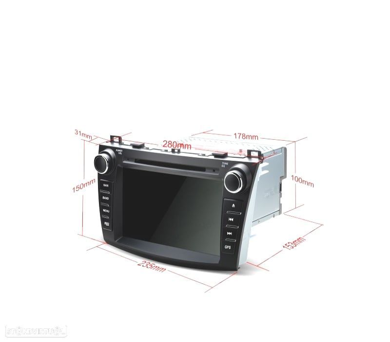 AUTO RADIO DVD GPS ECRA TÁCTIL 8" PARA MAZDA 3 CON CANBUS Y MANDOS DE VOLANTE - 4