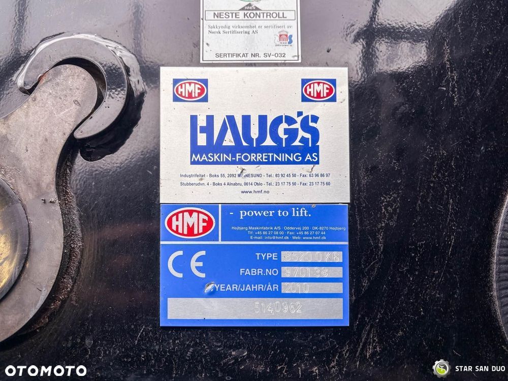 Iveco STRALIS AS320S50Y 8x2 HMF 8520-0K6 FLY JIB HDS Żuraw Wciągarka - 23