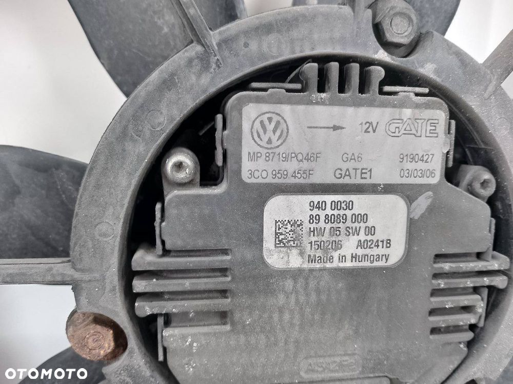 WENTYLATORY CHŁODNICY VW PASSAT B6 1K0121207AA  1K0121205G  3C0959455F 2.0 - 5