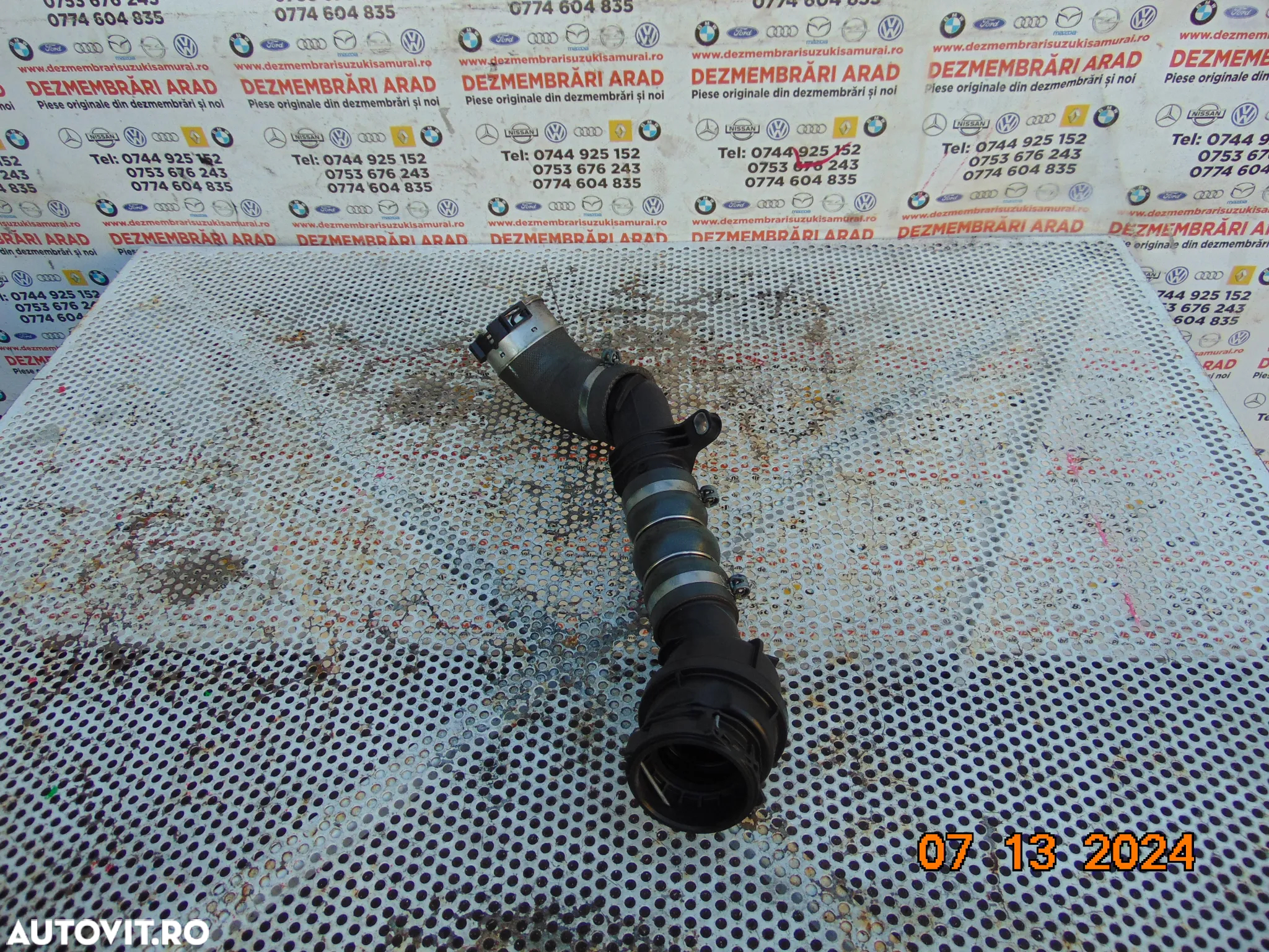 Furtun intercooler Nissan qashqai 1.5 euro 6 Dacia duster renault kangoo dokker lodgy logancaptur clio megane 4 cod 144607512r - 5