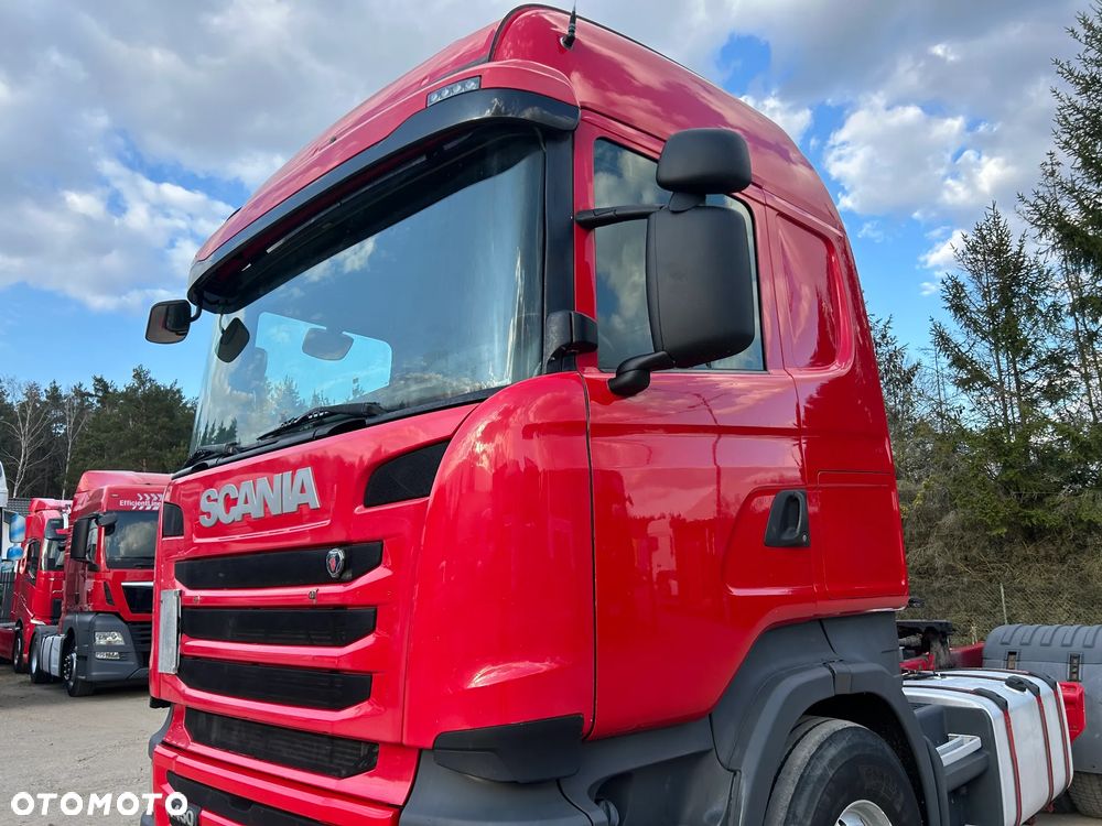 Scania R450 RETARDER / HYDRAULIKA / ALUFELGI / WAGA WSKAŹNIK OBCIĄŻENIA / NOWA SPRĘŻARKA / TURBINA PO WYMIANIE / BARDZO ŁADNY STAN 2015 ROK !! - 9
