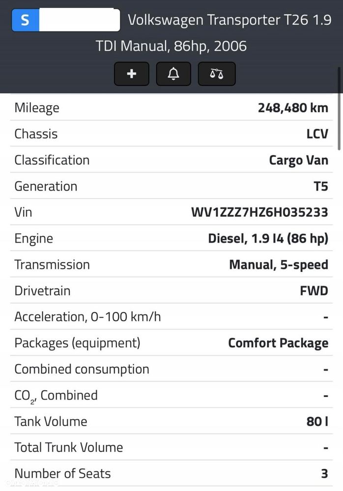 SILNIK KOMPLET VW Transporter T5 1.9 TDI 85KM udokumentowane 248tyś AXC - 3