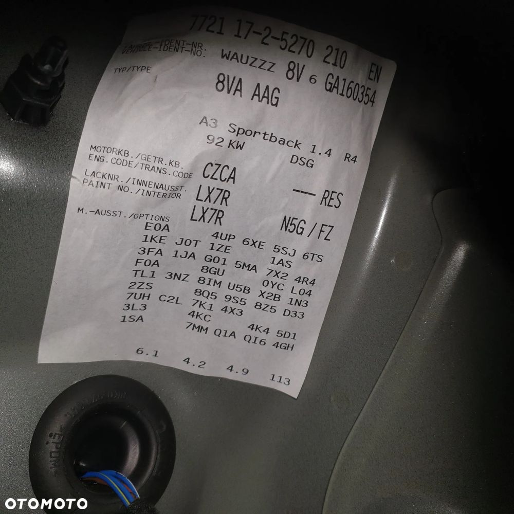 SKODA VW SEAT AUDI A3 8V 1.4 TFSI SKRZYNIA BIEGOW RES - 2