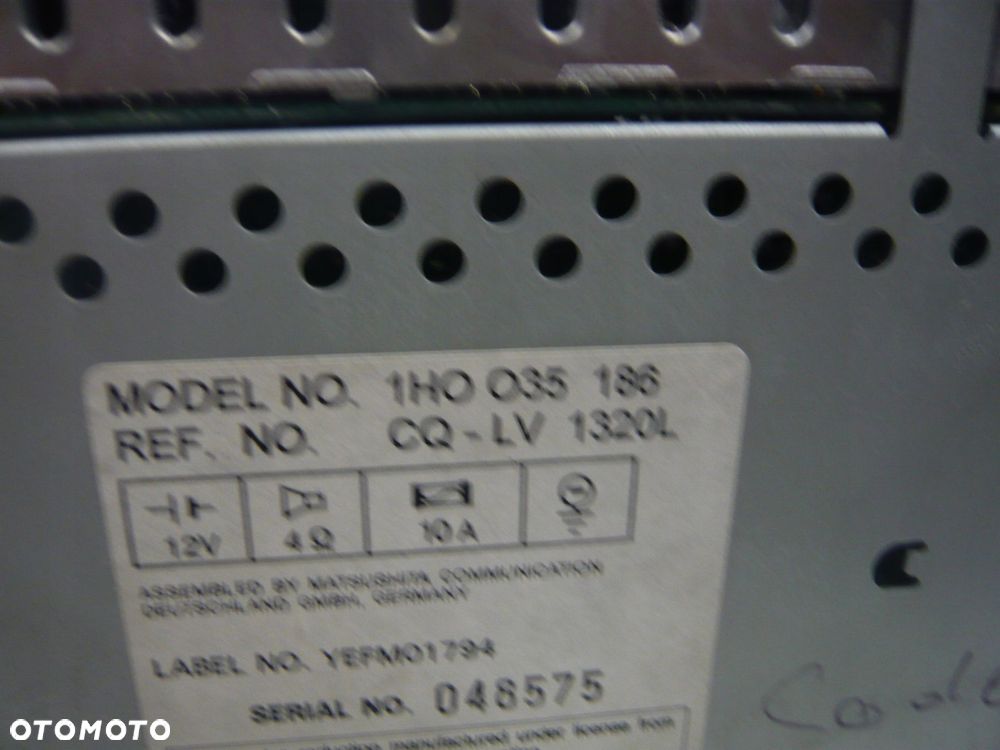 radio 1h0035186 gamma vw passat golf - 2