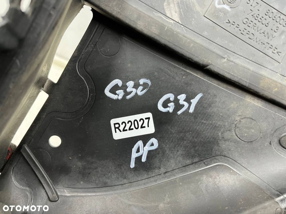 Nadkole BMW 5 G30 G31 17-24r. M-Pakiet PRAWE przednie osłona trójkąt pod zderzak ORYGINAL - 7