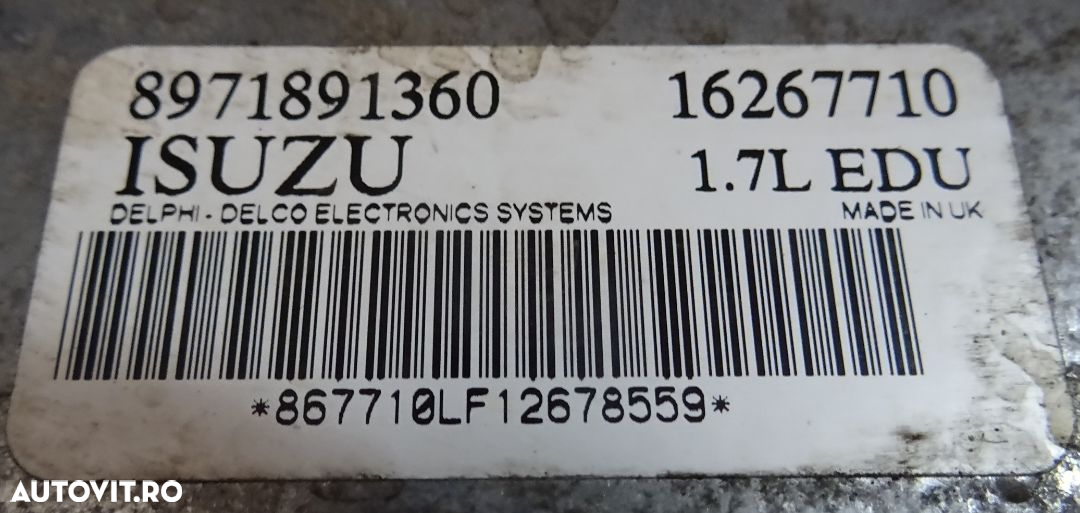 Calculator pompa injectie Opel Astra G 1.7 DTI - 2