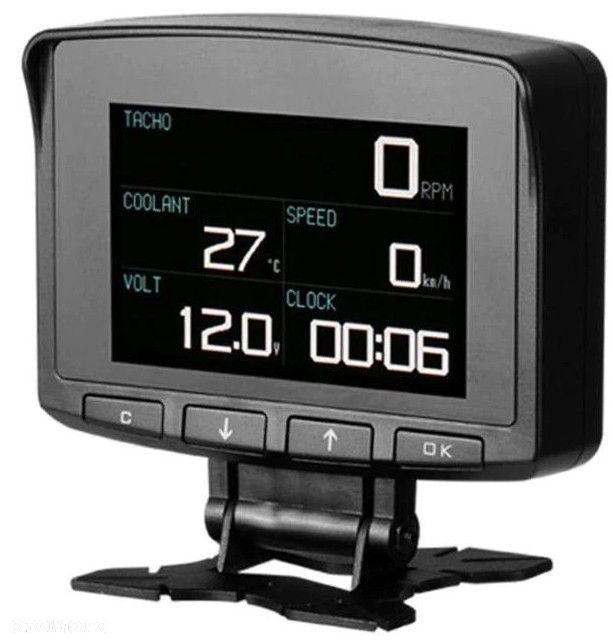 Autool x50PRO HUD Wskaźnik Doładowania Turbo Ciśnienia Oleju OBD2 - 1