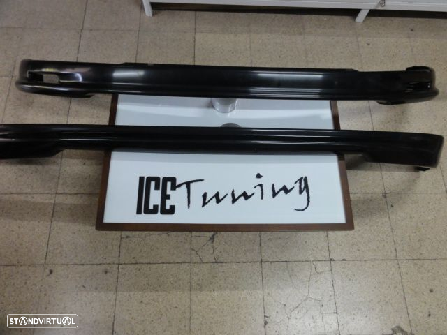 Kit Lip / Spoiler frontal mugen+ Traseiro Type R style Honda Civic 96-98 3 Portas em plástico ABS - 2