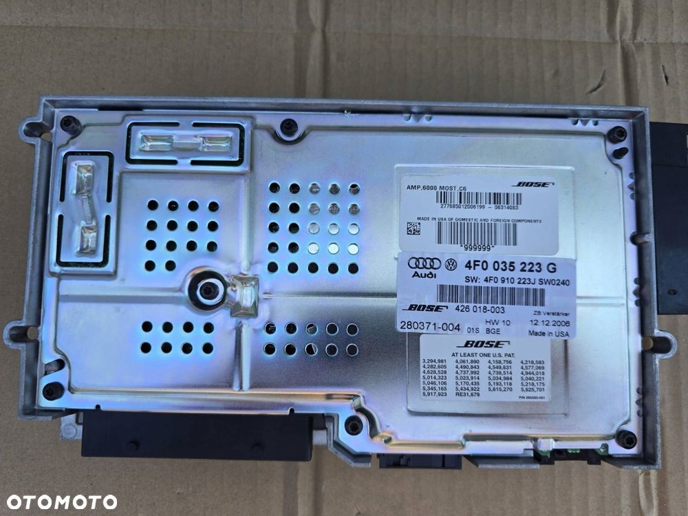 wzmacniacz 4f0035223g audi a6 c6 - 3