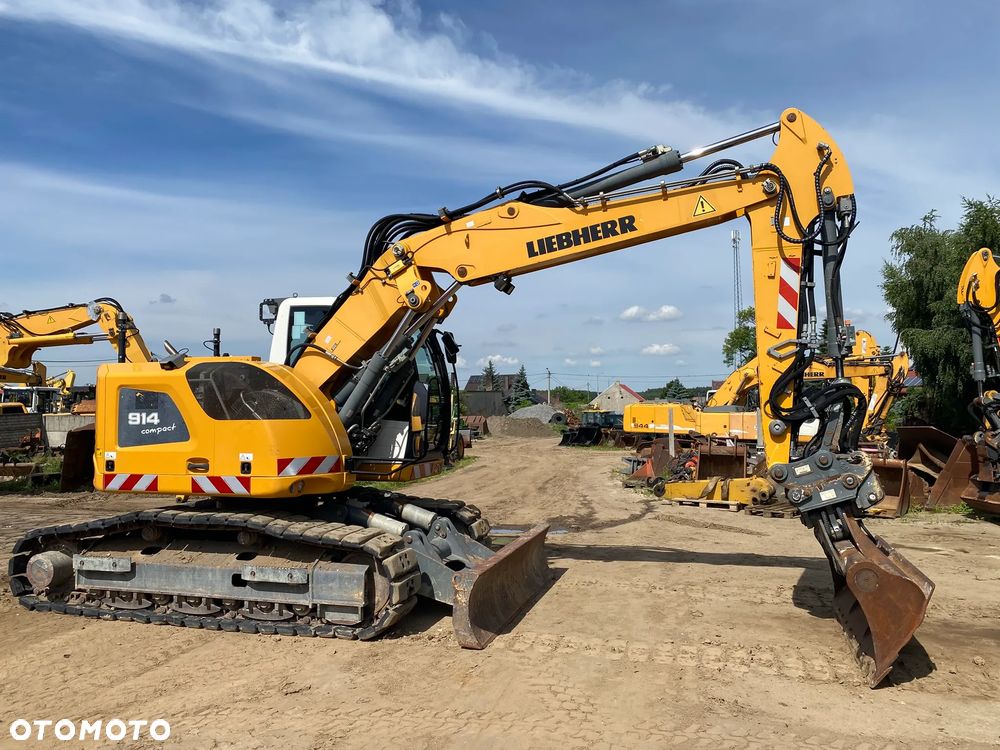 Liebherr R914 COMPACT, 7000 MTH, PŁUG, RAMIĘ 3X ŁAMANE, Z NIEMIEC, KRÓTKI TYŁ, GUMOWE KLEPKI, - 2