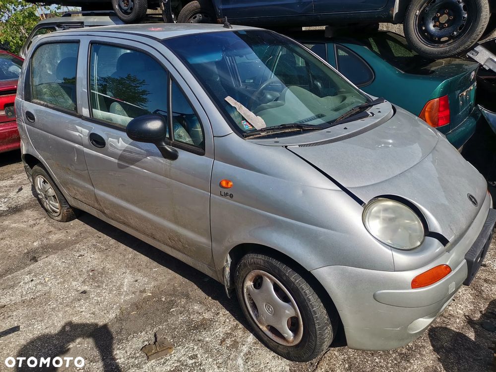 Daewoo Matiz maska zderzak chlodnica polos silnik skrzynia drzwi lusterko szyba fotel - 1
