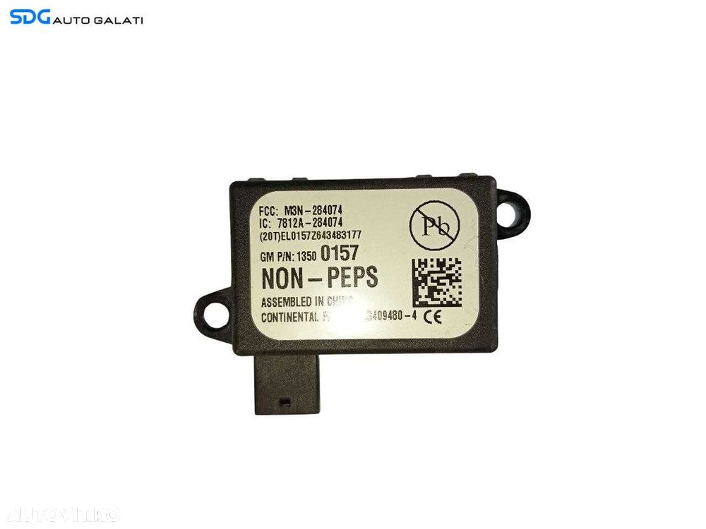 Kit Pornire ECU Calculator Motor Calculator Confort UCH Cheie Cheie CIP Imobilizator Opel Astra J 2009 - 2016 Cod 55491600 395357783 13500157 13591610 13460586 [L6764] - 8
