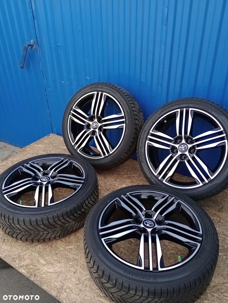 KOŁA ZIMOWE ALUMINIOWE TOYOTA C-HR 5X114 R19 7,5J ET50 OPONY 225/45 R19 96V YOKOHAMA BLUEARTH V905 - 2