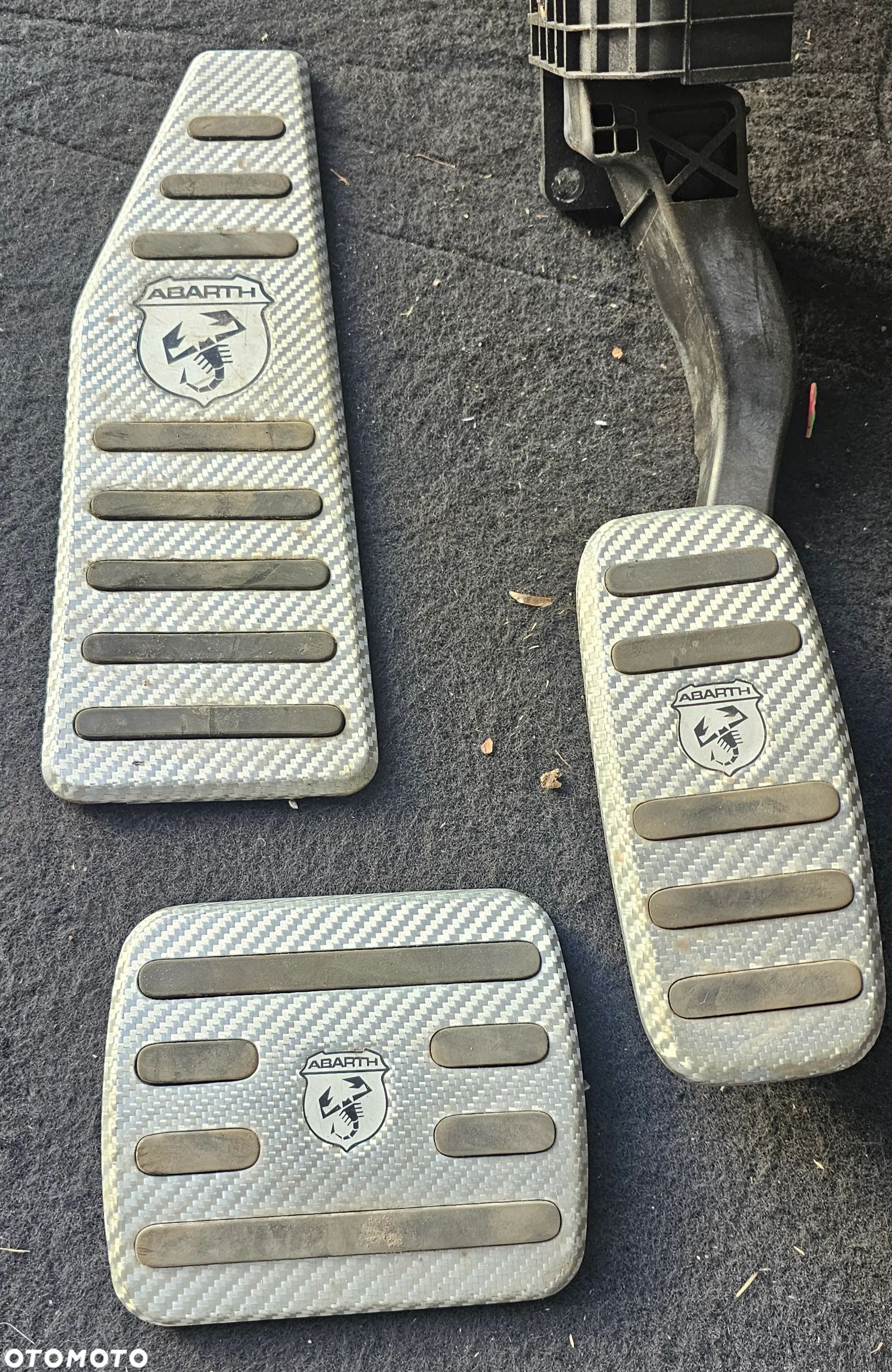 Nakładki na pedały Fiat Abarth automat - 1