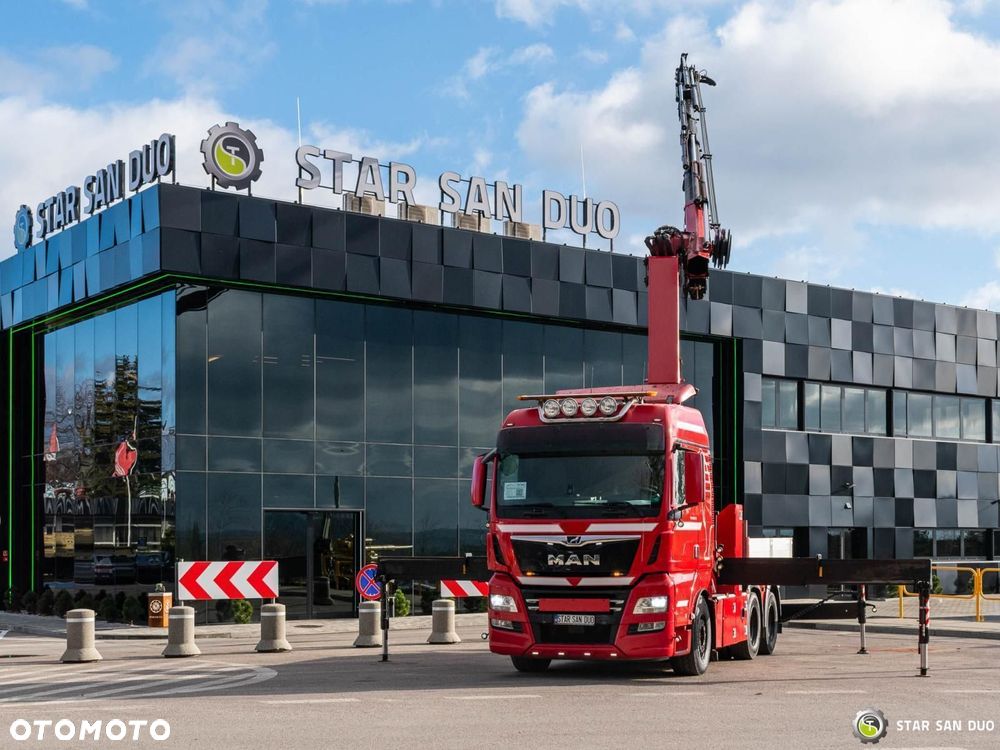 MAN MAN TGX 28.500 6x2 HMF 5020K-RC HDS Fly Jib Żuraw Siodło - 9