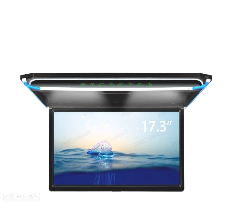 ECRÃ DE TETO DE 17,3" ULTRA FINO COM HDMI LUZ LED 1080P USB E SD - 6