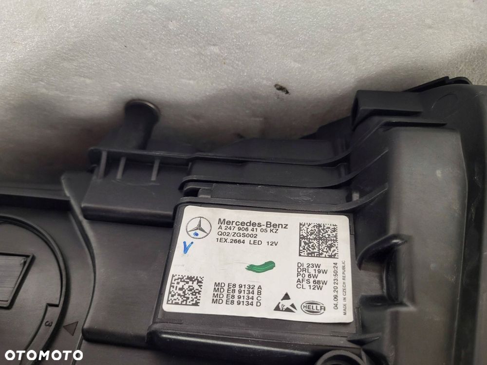 mercedes-benz gla h247 multibeam przód strona lewa a2479064105 - 9