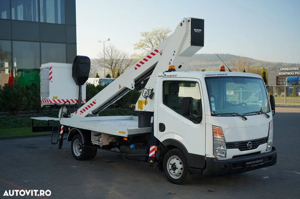 Nissan CABSTAR / ELEVATOR DE 20 DE METRI / GSR E200TE4 / DUBLU / CAPACITATE DE RIDICARE - 200 kg / 4 STABILIZATOARE / - 9