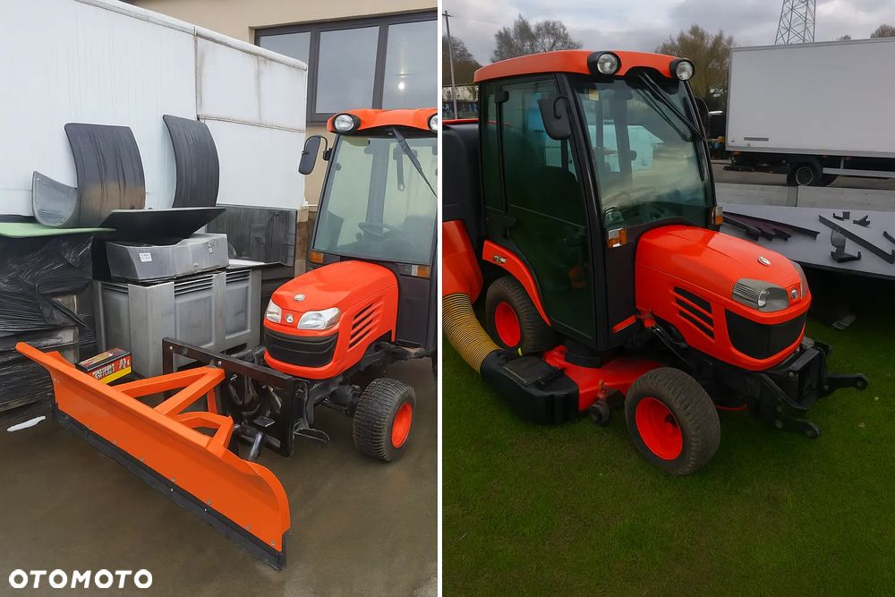 Kubota BX350 4x4 Traktorek komunalny kosiarka pług piaskarka pełen osprzęt - 3