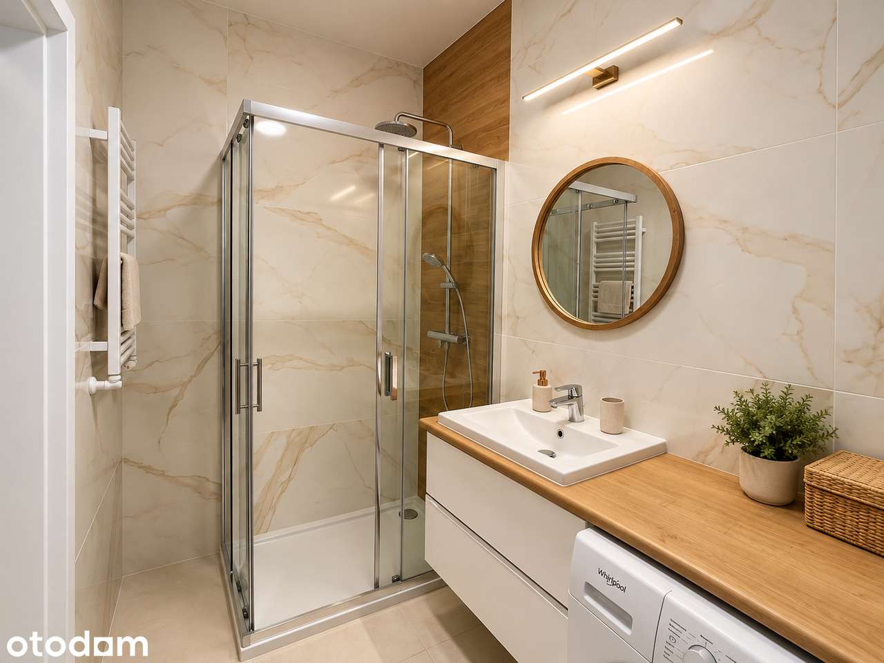 Nowoczesny apartament z balkonem | Wola Skwer | 42 m²