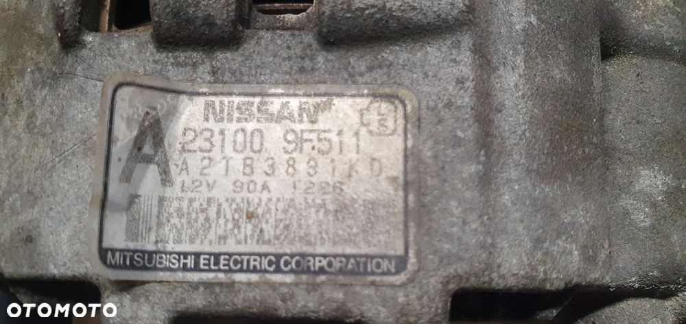 Alternator prądnica Nissan Almera Tino 23100 9F511 - 8
