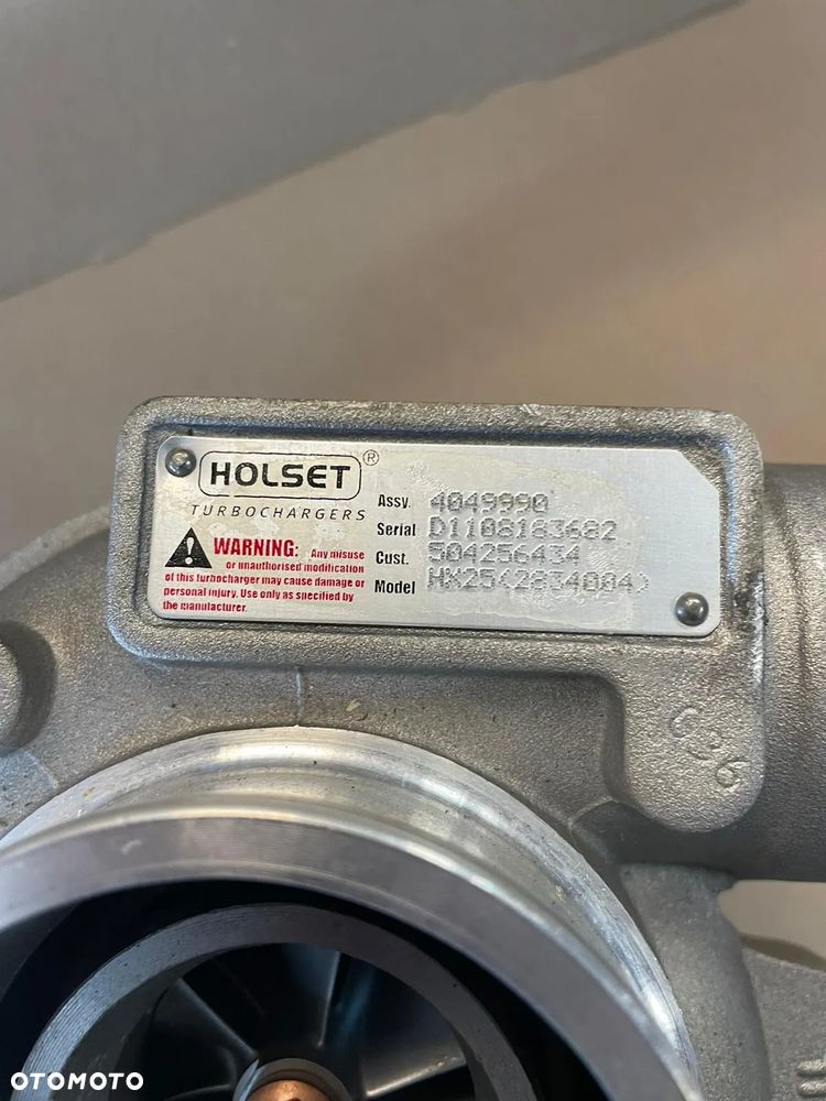 Nowa Turbosprężarka Holset Iveco 4049990 /HX25 / 504256434 - 4