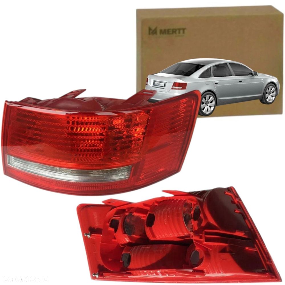 AUDI A6 C6 2004-2008 NOWA LAMPA TYLNA ZESPOLONA SEDAN PRAWA 4F5945096D - 2